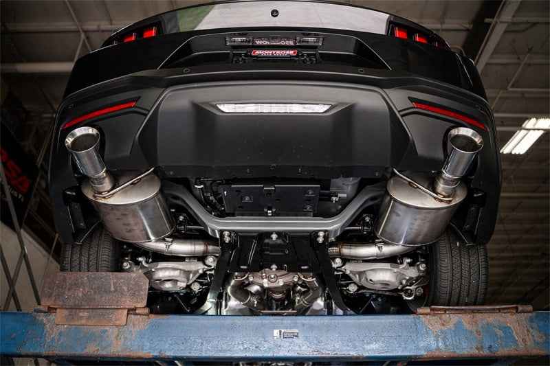 Corsa 24+ Ford Mustang GT Conv. Xtreme Cat-Back Ex. Sys. 3.0in Dual Rear Ex w/4.5in StraightCut Tips
