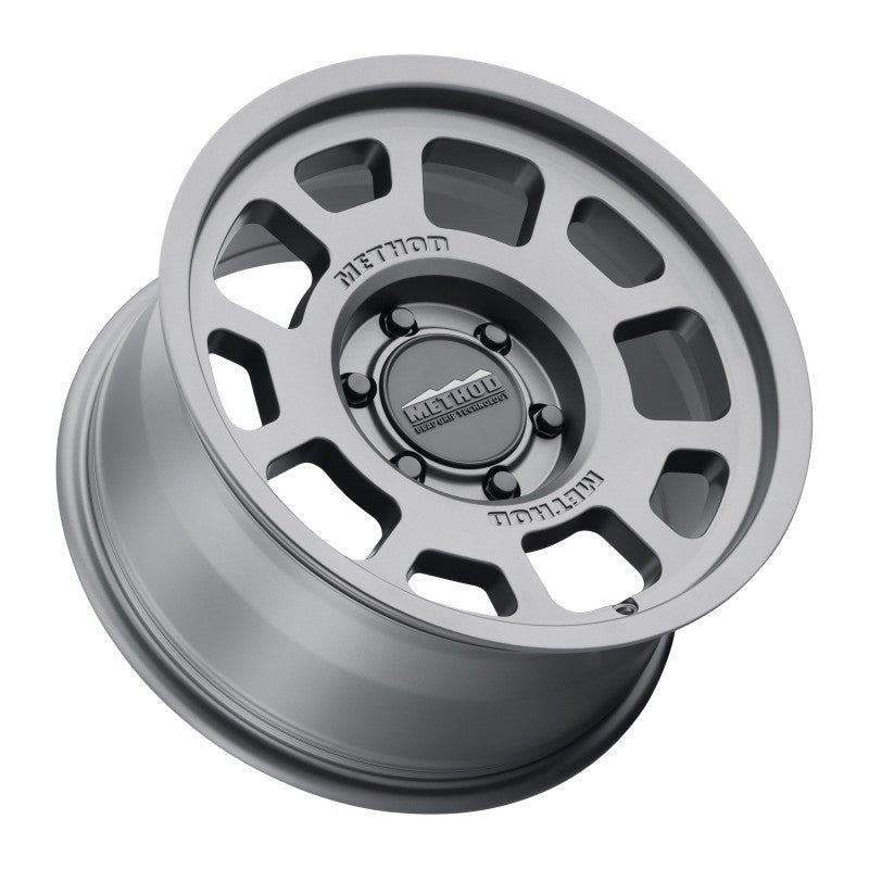 Method MR705 17x8.5 Titanium Wheel with Bead Grip Technology and 6x5.5 Bolt Pattern