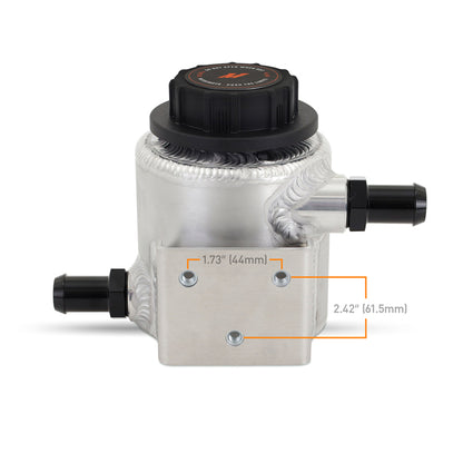 Mishimoto Universal Aluminum Coolant Expansion Tank with Brushed Finish for Toyota Tundra and Tacoma