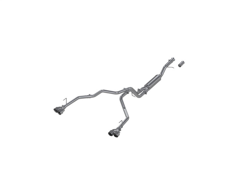 MBRP Armor Lite Series 2021+ Chevy Tahoe / GMC Yukon Dual Split Cat-Back Exhaust System with Quad Tips