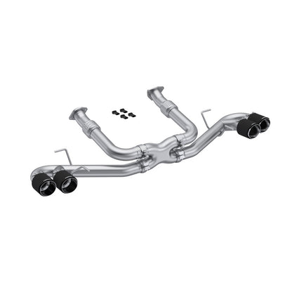 MBRP Armor Pro Series Cat Back Exhaust System for Chevrolet Corvette C8 with Carbon Fiber Tips – Part S70423CF
