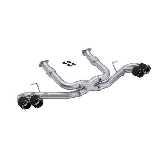 MBRP Armor Pro Series Cat Back Exhaust System for Chevrolet Corvette C8 with Carbon Fiber Tips – Part S70423CF
