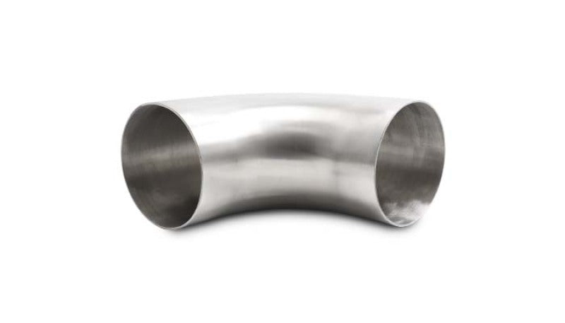 Vibrant 4-inch OD T304 Stainless Steel 90-Degree Mandrel Bend with Extended Leg Length
