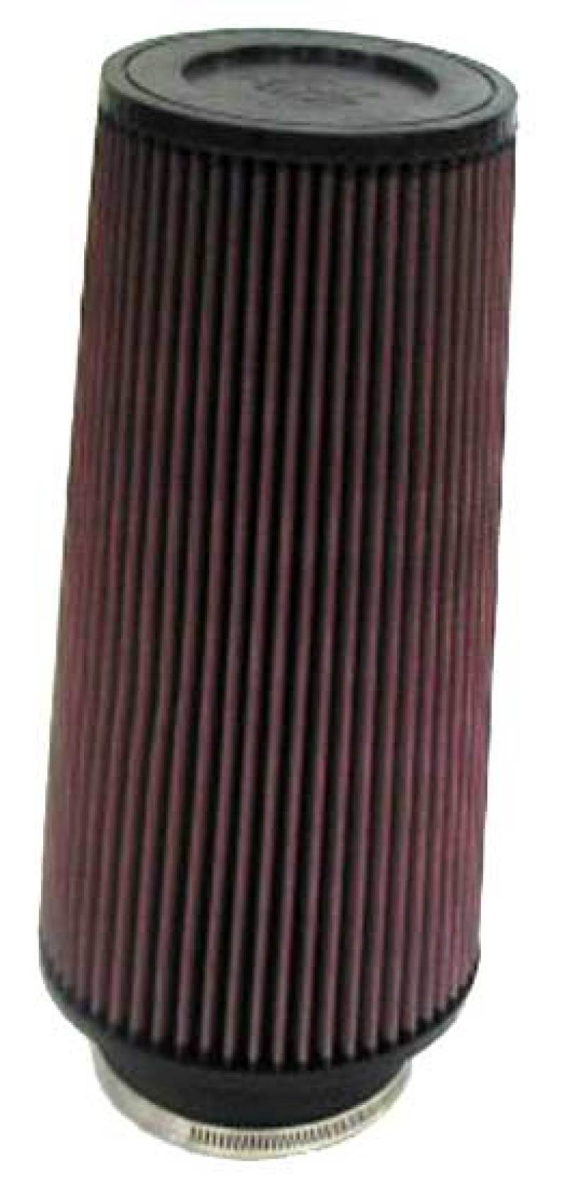 K&N Engineering Universal Rubber Air Filter – 4 Inch Flange, 6 Inch Outer Diameter, 4-5/8 Inch Outer Diameter Top, 12 Inch Height