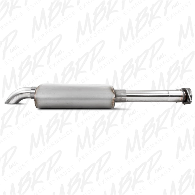 MBRP Armor Plus Series Cat Back Exhaust System for 2002-2006 Jeep Wrangler 2.5L & 4.0L - Single Turn Down, T409 Stainless Steel