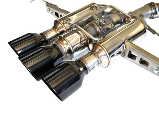 Invidia R400 Single Layer Black Tip Cat-Back Exhaust System for Honda Civic Type R FL5