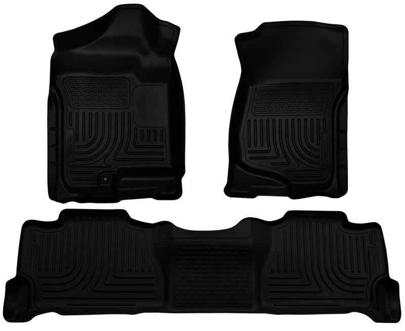 Husky Liners 07-13 GM Escalade/Suburban/Yukon WeatherBeater Black Front & 2nd Seat Floor Liners