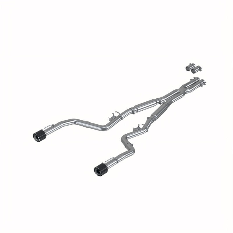 MBRP Armor Pro Series 17-21 Dodge Charger 5.7L Dual Rear Exhaust System with Carbon Fiber Tips