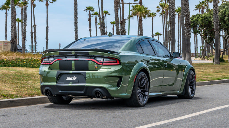 Borla 15-24 Dodge Charger & 2023 Chrysler 300C V8 Carbon Fiber Exhaust Tips with Black Anodized Center Caps