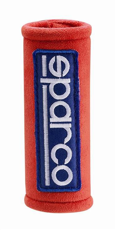 Sparco Belt Pad Mini Red - Comfortable Automotive Seat Belt Cushion for Enhanced Safety