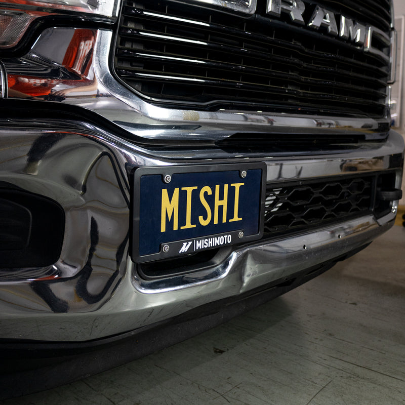 Mishimoto 2019+ Ram 2500/3500 License Plate Relocation Kit with Factory Tow Hook Mount