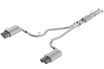 Borla ATAK Cat-Back Exhaust System for 2020-2023 Ford Explorer ST & Lincoln Aviator with Carbon Fiber Tips