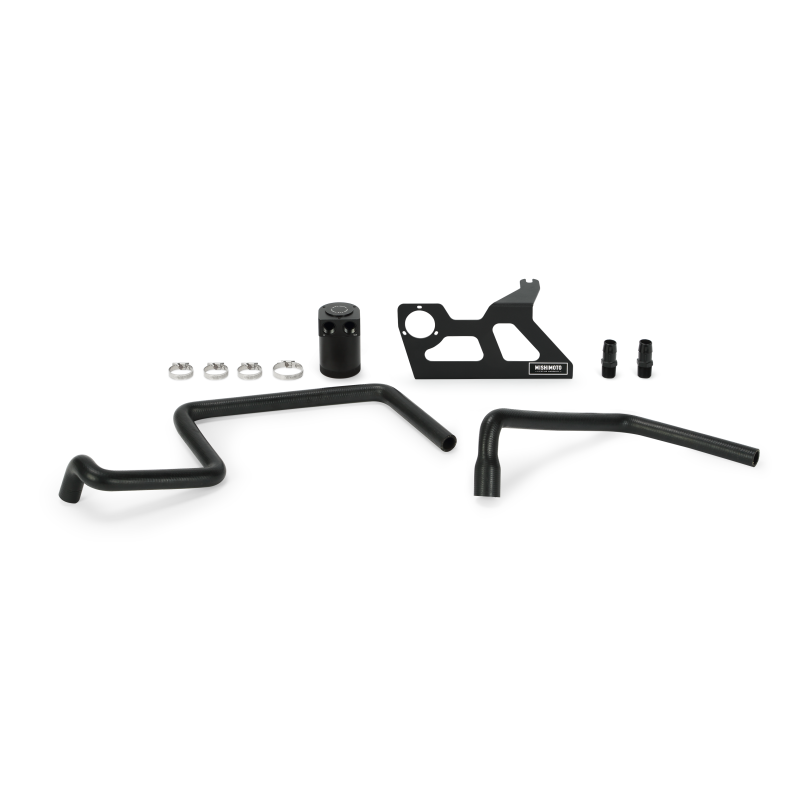 Mishimoto 2007-2011 Jeep Wrangler JK Baffled Oil Catch Can Kit with 3 oz. Can and Steel Bracket