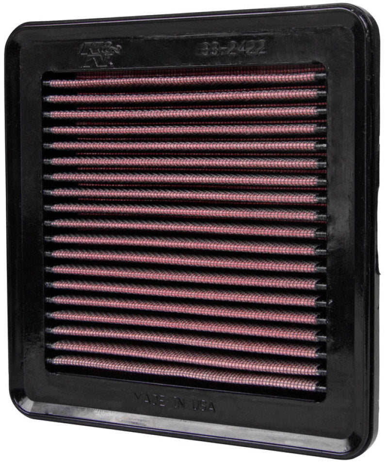 K&N Engineering 33-2422 High-Flow Drop-In Air Filter for Honda Fit 1.5L