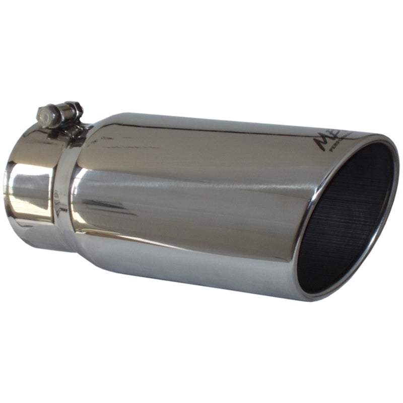 MBRP Universal Exhaust Tip 5 in. Diameter, 12 in. Length, Polished Stainless Steel, Model T5051