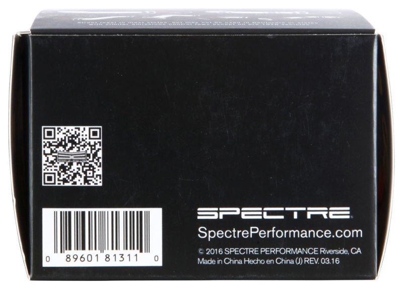 Spectre Universal Pre-Filter Wrap 6 in. x 6.125 in. - Black | Part Number 8131DK