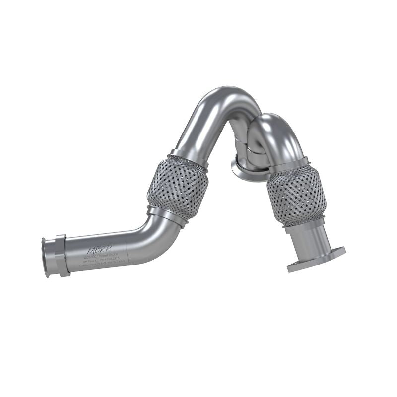 MBRP Ford Powerstroke 6.0L Dual Up Pipe Kit – Performance Turbocharger Up Pipe for 2006-2007 Ford F-250 Super Duty