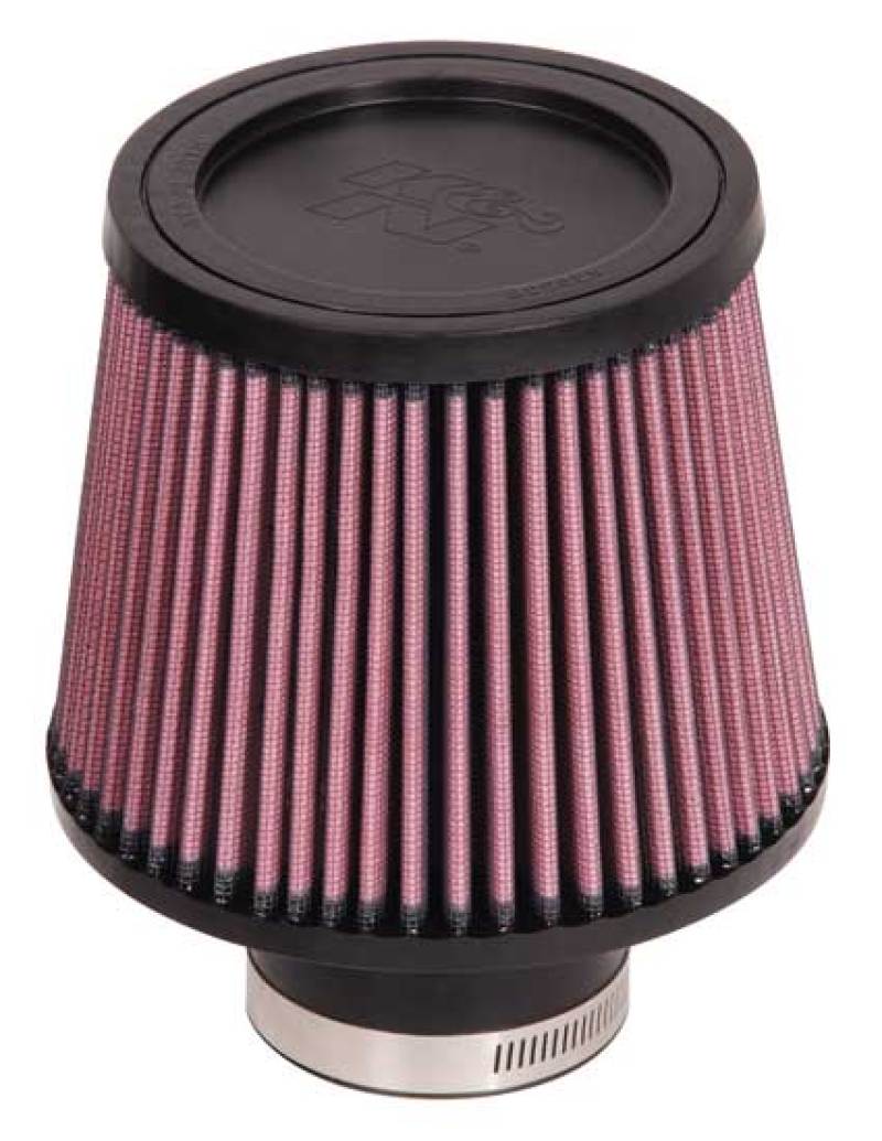 K&N Engineering Universal Rubber Air Filter - Round Tapered, 2.5-inch Flange ID, 6-inch Base OD, 5-inch Top OD, 5-inch Height (Part Number RU-5174)