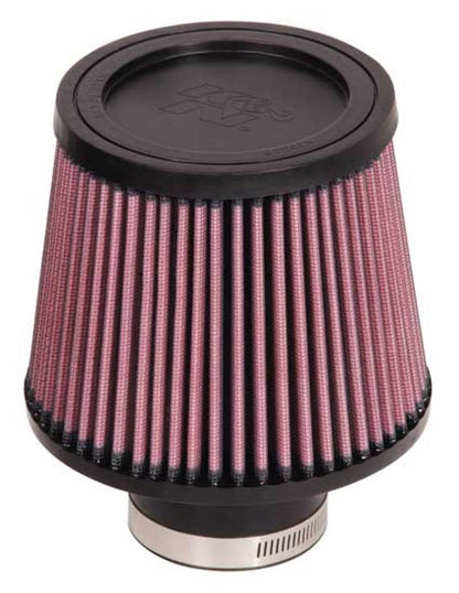 K&N Engineering Universal Rubber Air Filter - Round Tapered, 2.5-inch Flange ID, 6-inch Base OD, 5-inch Top OD, 5-inch Height (Part Number RU-5174)