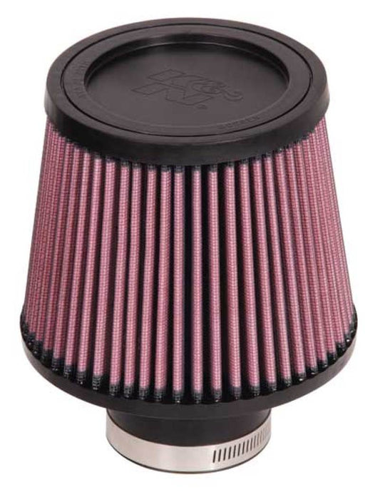 K&N Engineering Universal Rubber Air Filter - Round Tapered, 2.5-inch Flange ID, 6-inch Base OD, 5-inch Top OD, 5-inch Height (Part Number RU-5174)