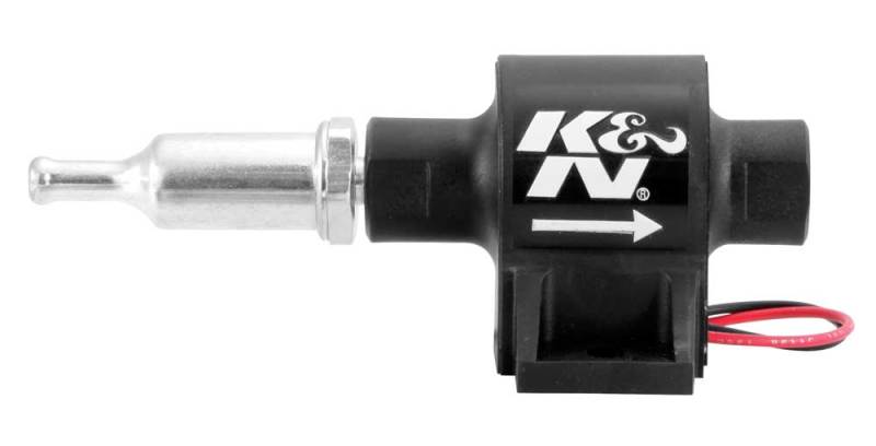 K&N Engineering Performance Electric Fuel Pump 1-2 PSI – Universal Inline Fuel Pump with Filter and Hardware