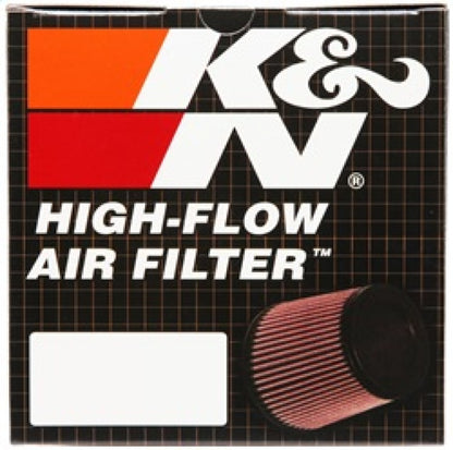 K&N Universal Rubber Air Filter with 3 1/2 Inch Flange - Fits Chevrolet S10 (Part Number RU-1035)