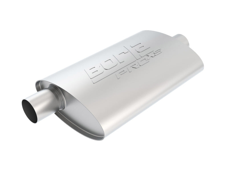 Borla ProXS Universal Muffler 2.25-inch Inlet/Outlet Oval Center/Offset 14x4x9.5 inches