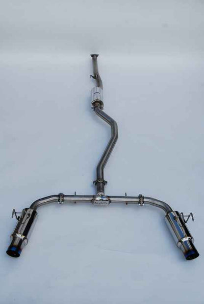 Invidia 2022+ Honda Civic Si (1.5T) 70mm N1 Cat Back Exhaust - Burnt TI Tips
