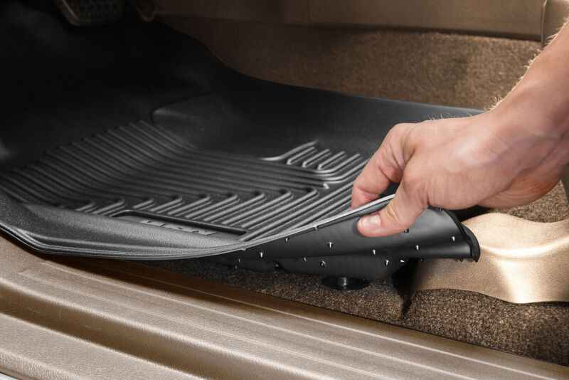 Husky Liners 17-19 F-250/F-350/F-450 Crew Cab Weatherbeater Black Front & 2nd Seat Floor Liners