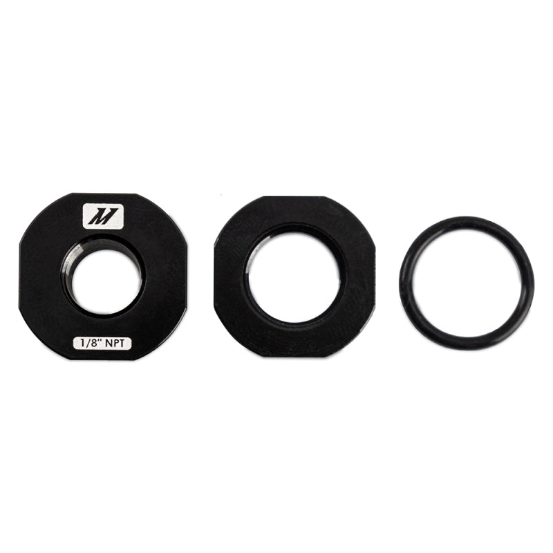 Mishimoto 1/8 inch NPT CNC Machined Nozzle Mount Adapter - Black