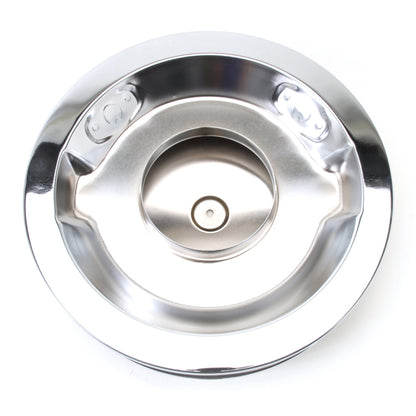 Edelbrock Part #1221 Triple Chrome Round Air Cleaner for 5-1/8" Carburetors
