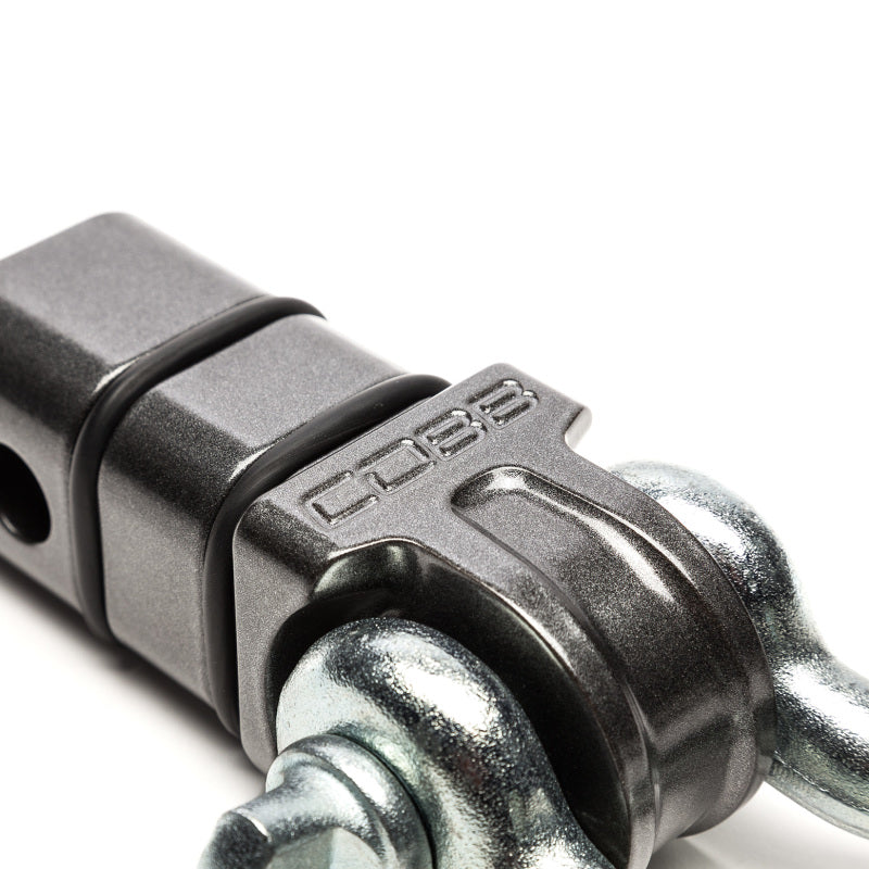 Cobb Tuning 2 Inch Hitch Receiver D-Ring Shackle - Heavy Duty Automotive Recovery Gear