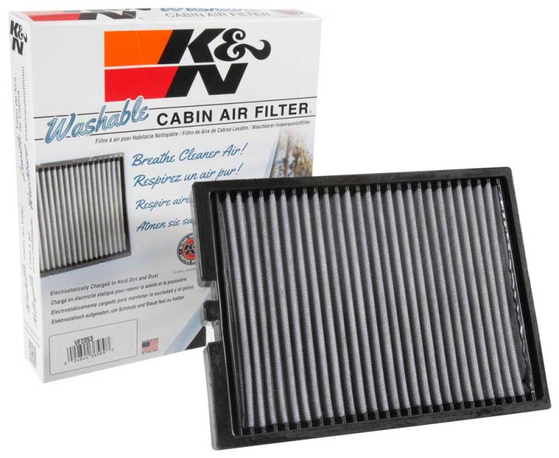 K&N Engineering Part VF2053 Washable Cabin Air Filter for Ford Mustang 2015-2016