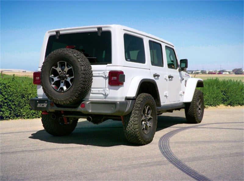 Borla 2018-2026 Jeep Wrangler JL/JLU 3.6L Touring Axle-Back Exhaust System with Satin Black Finish and 3.5-Inch Tips