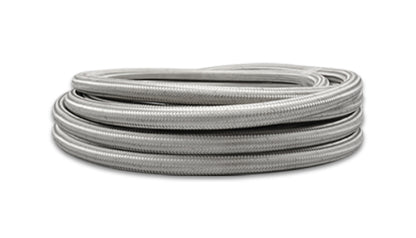 Vibrant SS Braided Flex Hose with PTFE Liner -6AN, 10 ft Roll