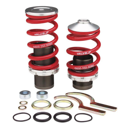 Skunk2 Racing Adjustable Sleeve Coilover Kit for 1988-2000 Honda Civic, CRX, and Del Sol – Part Number 517-05-0740