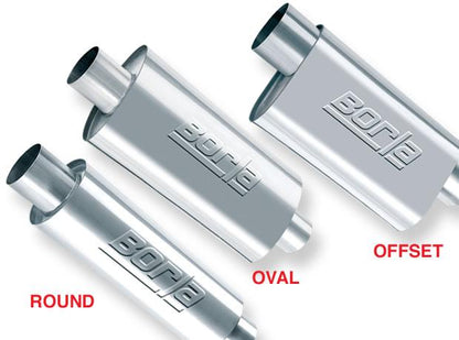 Borla XR-1 Racing Sportsman 3.5-inch Center-Center 15-inch Round Muffler