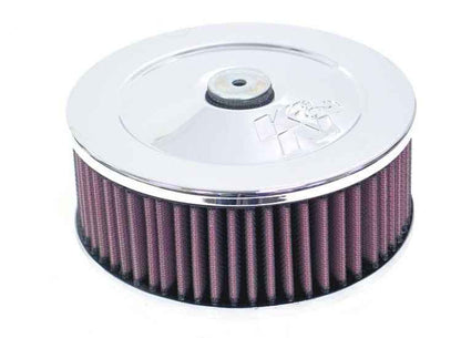 K&N Round Air Filter Assembly 5.25in ID / 5in Height / 5.125in Neck Flange / 1 1/4in Drop Base