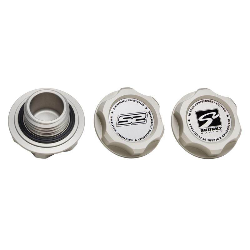Skunk2 Racing Polished Billet Oil Cap for Honda Engines (Part #626-99-0070)