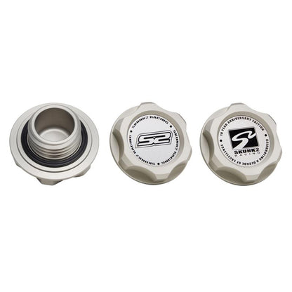 Skunk2 Racing Polished Billet Oil Cap for Honda Engines (Part #626-99-0070)
