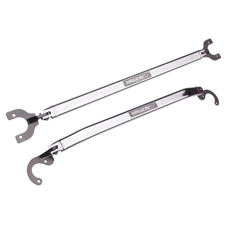 Skunk2 Racing Black Series Front Strut Tower Bar for Honda Civic, Del Sol, and Acura Integra – Part #522-05-0845