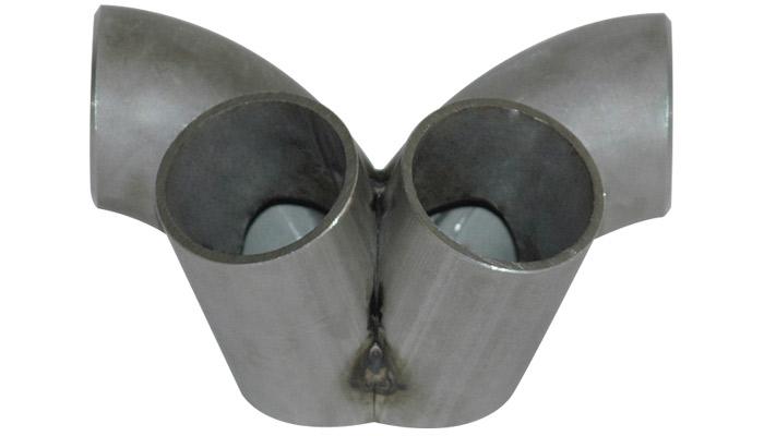 Vibrant Performance 2-1 Stainless Steel Merge Collectors with Slipover Inlet and 3-Inch Outlet