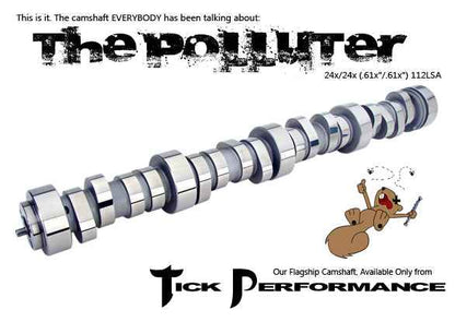 Polluter V1 Camshaft Package for LS1 & LS6 Engines (TPCC001 cam)